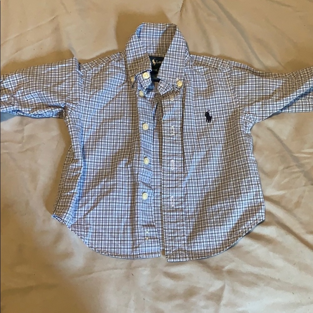Long sleeve button down size 9m